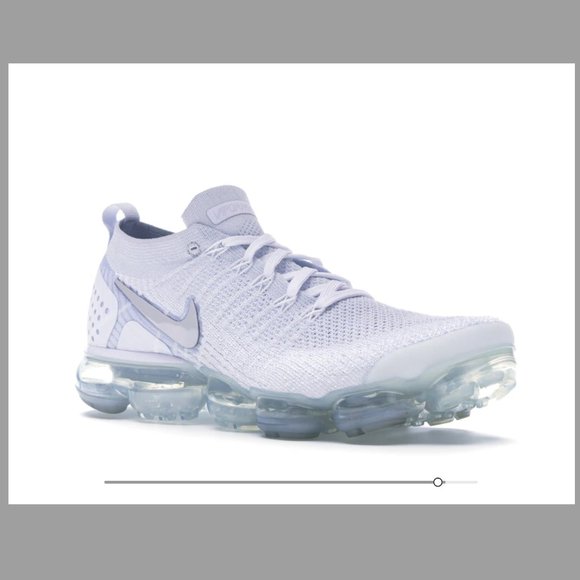 Nike Air VaporMax Flyknit 2 White Vast Grey - Picture 3 of 11